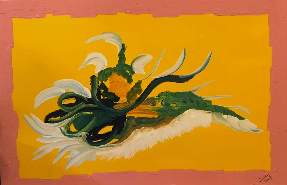 Dragon in Saffron