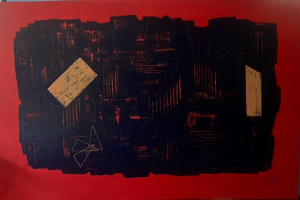 Obsidian on Vermillion